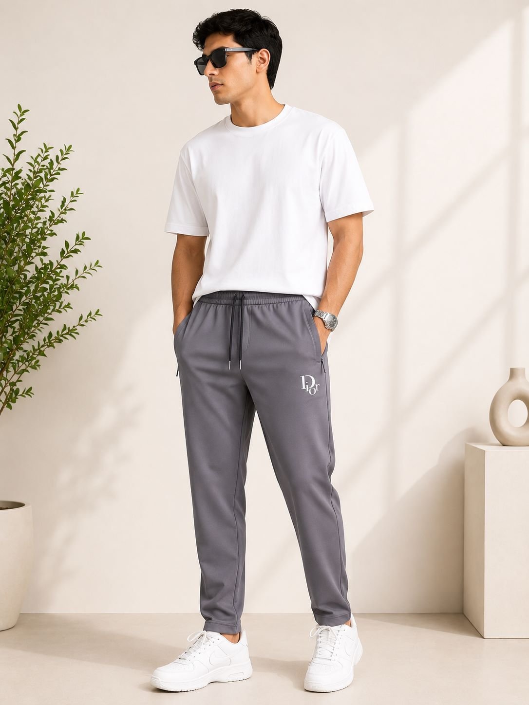 Ash Grey PK China Stuff Premium Trouser - Image 2