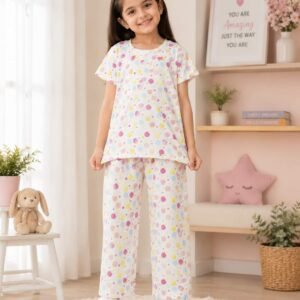 Kids' Floral Graphic Tee & Pants Set