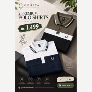Gohata Premium Color Block Polo Shirt